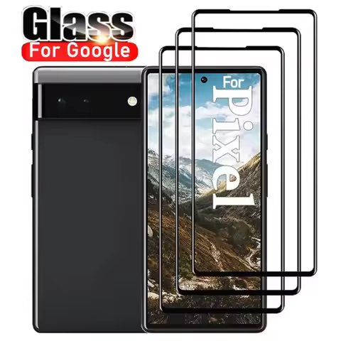 Screen Protector for Google Pixel 7 6 Pro 4 XL 3 7A 6A HD Tempered Glass Protective Film for Pixel 4