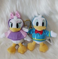 Disney雨衣迪士尼唐老鴨黛絲毛絨公仔匙扣吊飾掛飾玩具Japan Disney Store購入 Donald Duck Daisy keychain raincoat doll keychain