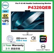 P4326QEB Pro P 43 4K Huddle 會議顯示器