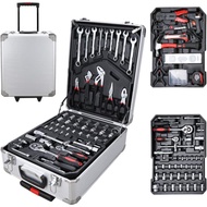 MKR 187Pcs / 399Pcs / 599Pcs Craft Hand Tools in Aluminum Trolley Case Toolbox Set