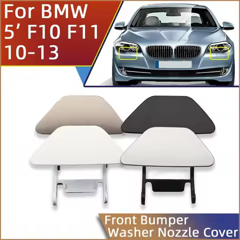 Headlamp Washer Spray Nozzle Cover Cap For BMW 5 F10 Sedan F11 Wagon#51117246869 2010 2011 2012 2013