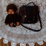 sling bag cobo croco