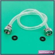 [baoblaze2] Draft Beer Line Cleaning Hose 60cm Clear Tubing Two Faucet Thread Kit for Kegerator Home