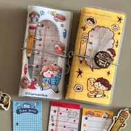 饭饭团团M2.5铅笔手账活页本 内页挂饰吧唧M5half原创可爱记录8.29 Fanfan Tuantuan M2.5 pencil notebook with loose-leaf pages, i
