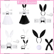 NAV Easter Bunny Costume Set Rabbit Headband Costume Bunny Cosplay Costume Women