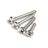 ((-304 Stainless Steel Round Head Self-Tapping Screw Cross Plate Head Self-Tapping Screw M6/M8