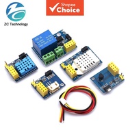 The ESP8266 5V WiFi Relay Module DS18B20 DHT11 RGB LED Controller is a smart home remote control swi
