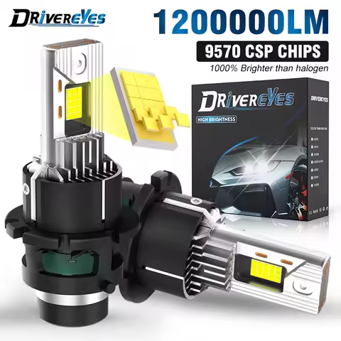 D2S D4S D2R LED Headlight HID D1S D3S D8S LED Headlamp Bulbs 1200000LM Xenon Car Lights Turbo Lamps 