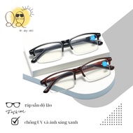 XO Fashionable glasses with half rims, spring frame legs with enough presbyopia from +1.00- +4.00 co