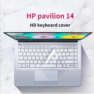 Keyboard Protective Film Cover for HP 14s 14q-cs 14s-cf 14-inch Laptop Pavilion 14-bf Pavilion 14g-b Pavilion X360 13-be 14S-FR 14S-FQ 14-DH 14-BS 14-bw 14-ba 14-ce 14s-DK 245 G6