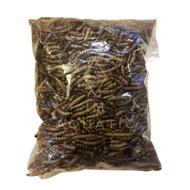 Dried Mealworms For Small Pets Hamster Reptiles Ulat Kering Roti Kering 面包虫仓鼠小零食 1KG