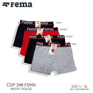 FEMA Official Shop 3,6,12 pcs Men's Boxer Briefs 888/248 T-Shirt Material