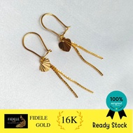 700 16k Old Gold Earrings Long Earrings fashion UBS Gold Shop
