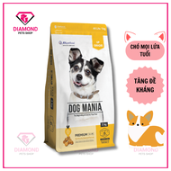 (Mua 1 TẶNG 2 HÀNG MẪU) [Phiên bản mới] Thức ăn hạt cho chó mọi lứa tuổi DOG MANIA Premium 1kg