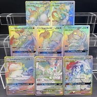 DIY PTCG Collection Cards Psyduck Dragonite Mewtwo GX EN Self Made Single Card Classic Game Anime Ca