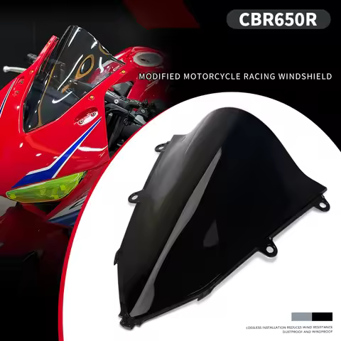 For Honda CBR650 CBR650R CBR650 R CBR 650 R 650R 2019-2025 Motorcycle Wind Windshield Windscreen Scr