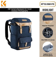 DSLR Camera Backpack for Travel Outdoor Photography  KF13.066V10  กระเป๋าเป้สะพายหลัง ใส่แล็ปท็อปขนาด 15.6 นิ้วได้ สำหรับการถ่ายภาพ เดินป่า