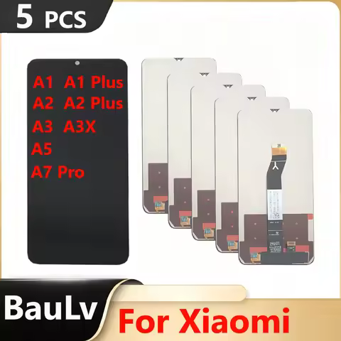 Wholesale 5 Pieces/Lot For Xiaomi Redmi A1 A2 Plus A3 A3X LCD Display A5 4G Big Glass European Versi