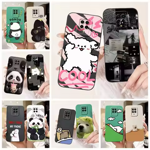 For Xiaomi Redmi Note 9 Pro Case Cute Funny Cartoon Cover Full Protection Phone Case For Redmi Note 