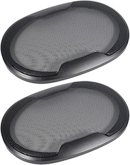 1Pair Auto Speaker Cover Car Subwoofer Grille Black 4 Inches 6 Inches 6x9 Decorative Grille Protect 