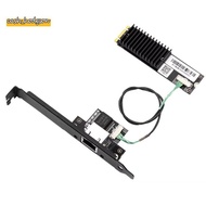 AQC113 Ethernet Adapter LAN Controller Card 10Gbps AQC113 M.2 B+M to RJ45 Network Card Single-Port L