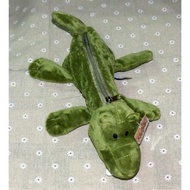 可愛鱷魚絨毛筆袋 Q版鱷魚 鱷魚造型筆袋 筆袋 鉛筆盒 鉛筆袋 收納包 萬用袋 絨毛娃娃筆袋 吊飾娃娃