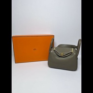 Hermes - Mini Lindy 1代大象灰
