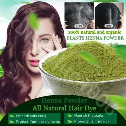 Original Natural Herbal Plant Henna Powder Hair Color For All Hair Dye & Beard Dye Nourishing Hairca