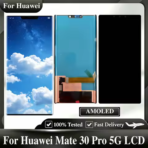 AMOLED For Huawei Mate 30 Pro 5G LCD Display Touch Screen Digitizer Assembly Replacement Parts For H