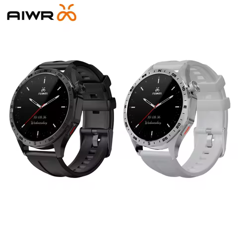 AIWR Peps 1R Smart Watch, GPS, 1.43” AMOLED, AI Watch Faces, ChatGPT, Heart Rate Sleep Monitor, 5ATM