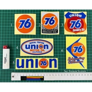 76 Union / Seventy Six / 76 Engine Oil Sticker Cutting Overlapping Reflective #76 #unoin #seventysix