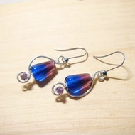 柚子林琉璃 Terpsichore 的小豎琴 紫羅蘭 x 夜空藍 可改夾式