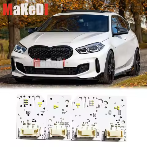 White Boards For BMW 1 2 Series F40 F44 Gran Coupé 118i 218i M235iX LED Headlight Daytime Running Li