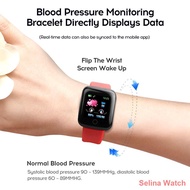 waterproof watch ❇☾[JOM PROMO PANAS ] Jam Pintar Smart Band 116 Plus Sports Fitness Activity Heart Rate Tracker Blood Pr