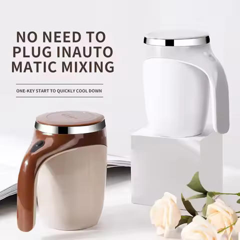 Automatic Stirring Cup Mug Rechargeable Portable Coffee Electric Stirring Stainless Steel Rotating M