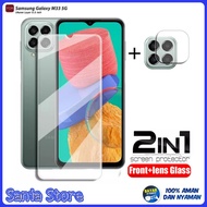 Tempered Glass SAMSUNG M33 5G Clear Screen Protector Handphone Bonus Camera