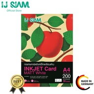 IJ SIAM Inkjet Card Matt White Matte Paper 200 gsm (A4) 30 Sheets |FG11-S112-0001