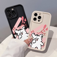 Scare the dog Compatible For Redmi Note9 Note8 10c note11 note12 12c note 12PRO 5G 12Lite Note13 pro pocox6 Phone Case Silicon Anti-Fall Cover