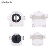interfun4w 5Pcs T5 T8 Fluorescent Light Holder G5 G13 Base Non-Shunted Heat-Resistant Lamp Socket AC