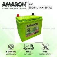AMARON GO 95D31L | NX120-7L | MF | Car Battery | Bateri Kereta