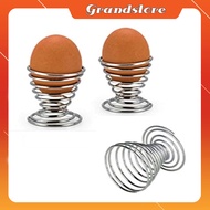 XO Stainless steel spiral spring-insulated duck egg cup, heat-resistant, cup for eating mini balut