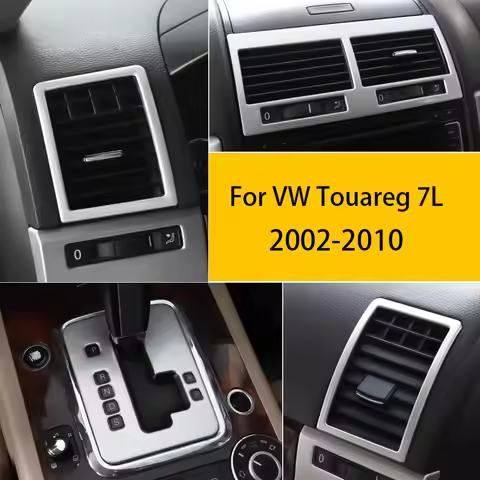 For Volkswagen 02-10 Touareg transmission frame glitter 7L interior center console air conditioning 