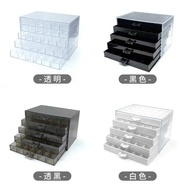 Multi-purpose 3-tier and 5-tier mica nail accessory tray for nail technicians - V&K Beauty