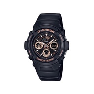 [Powermatic] Casio G-Shock AW-591GBX-1A4 Black and Rose Gold Analog-Digital 200m Watch