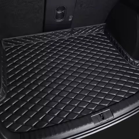Waterproof Car Trunk Mat For PEUGEOT 5008 RCZ 206 607 405 Rifter 5seat 208 GT LINE Cargo Liner Boot 