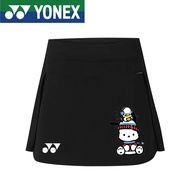 Yonex Sports Short Skirt Half Skirt Quick drying Badminton Tennis Skirt Women's Skirt Pants Table Tennis Dress Fake Two Pieces Running Skirt