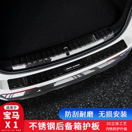 Applicable23-25BMW New Model X1/iX1Trunk Rear Guard Plate Tailgate Protection Strip Decoration Acces