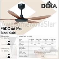 Deka Kronos F5DC56Pro 56" 46" / SCX 56” / 42” DC Motor Remote Control Ceiling Fan