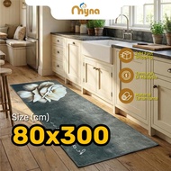 Myna Saiz XL Karpet Nordic Gulung Panjang Bilik Hallway Serap Air Crystal Velvet | Long Carpet