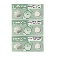 [SG] [6 Pieces] SUNCOM AG11 SR721SW LR721 LR58 362 Alkaline Button Battery